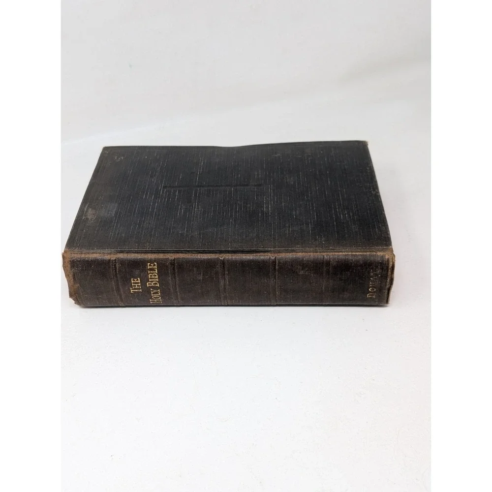 The Holy‎ Bible The Douay Bible House 1941 Hardcover Pope Leo XIII VTG 1940s 40s